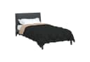 vidaXL Winterbettdecke Schwarz/Taupe Mikrofaser Bild 3