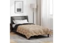 vidaXL Winterbettdecke Schwarz/Taupe Mikrofaser Bild 4