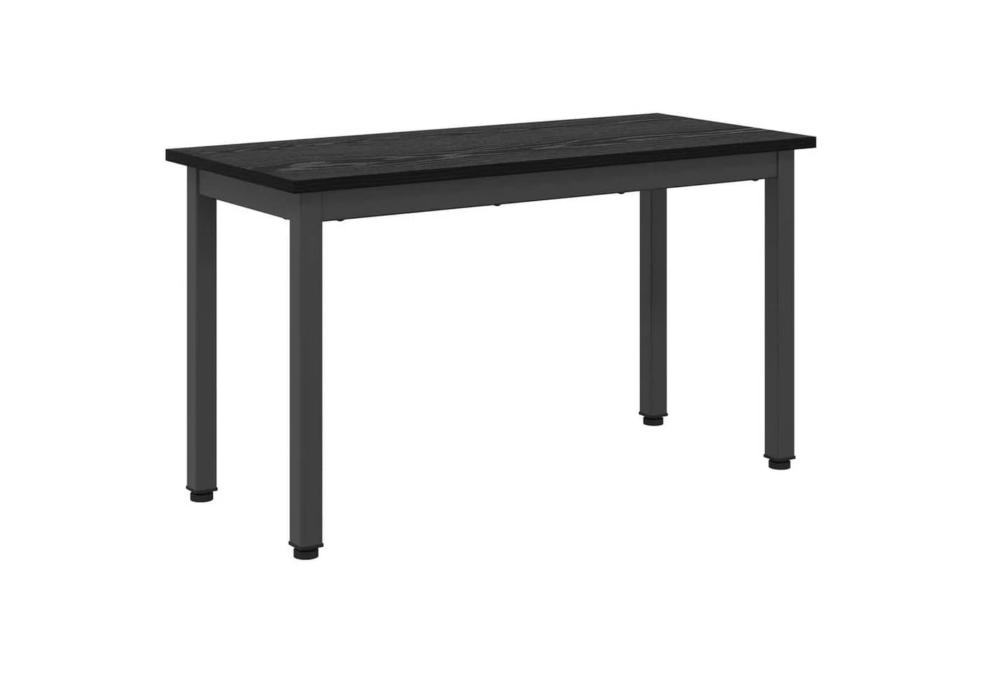 vidaXL Sitzbank Schwarz Eichen-Optik Holzwerkstoff Metallbeine - Bild 2