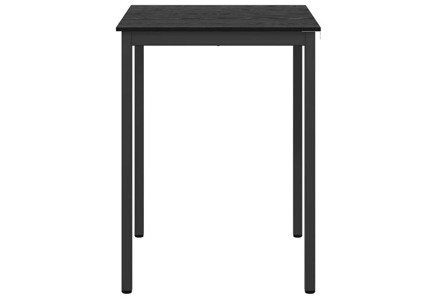 vidaXL Esstisch Stehtisch Holzwerkstoff Quadratisch Schwarz - Bild 5
