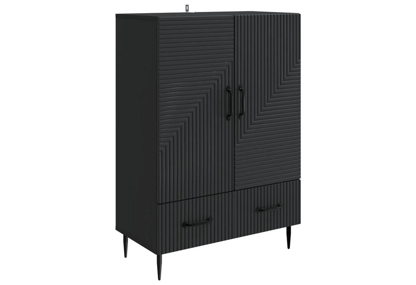 vidaXL Sideboard Schwarz Holzwerkstoff Modern - Bild 2