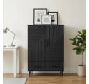 vidaXL Sideboard Schwarz Holzwerkstoff Modern Bild 3