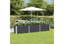vidaXL Blumentopf Pflanzkübel Anthrazit 240 x 40 x 45 cm Stahl Bild 1