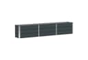 vidaXL Blumentopf Pflanzkübel Anthrazit 240 x 40 x 45 cm Stahl Bild 2