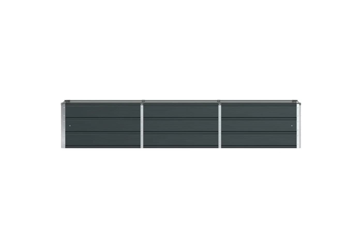 vidaXL Blumentopf Pflanzkübel Anthrazit 240 x 40 x 45 cm Stahl - Bild 4