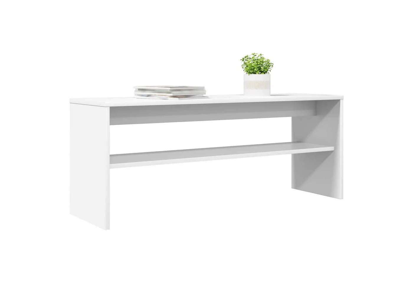 vidaXL TV-Schrank Weiß Holzwerkstoff - Bild 3