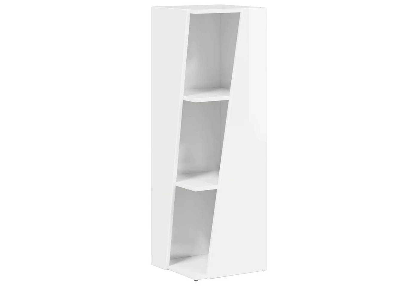 vidaXL Seitenregal Hochglanz Weiß Holzwerkstoff Modern - Bild 2