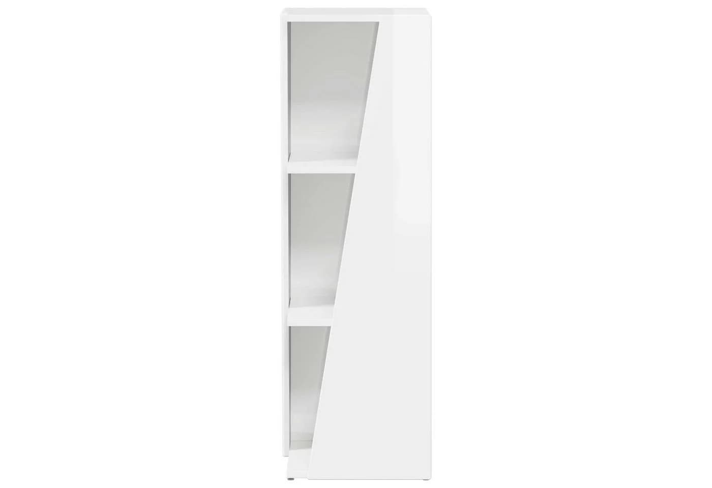 vidaXL Seitenregal Hochglanz Weiß Holzwerkstoff Modern - Bild 5