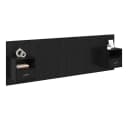 vidaXL Bettkopfteil mit Schrank 3-tlg. Schwarz Eichen-Optik Holzwerkstoff Bild 3