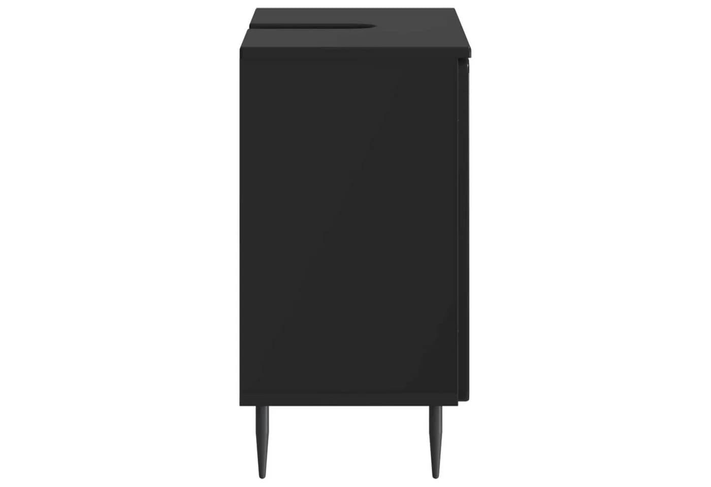 vidaXL Waschbeckenunterschrank ZWOLLE Schwarz Modern - Bild 5