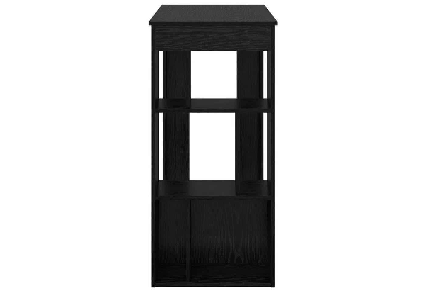 vidaXL Bartisch Schwarz Eichen-Optik Holzwerkstoff Modern - Bild 5