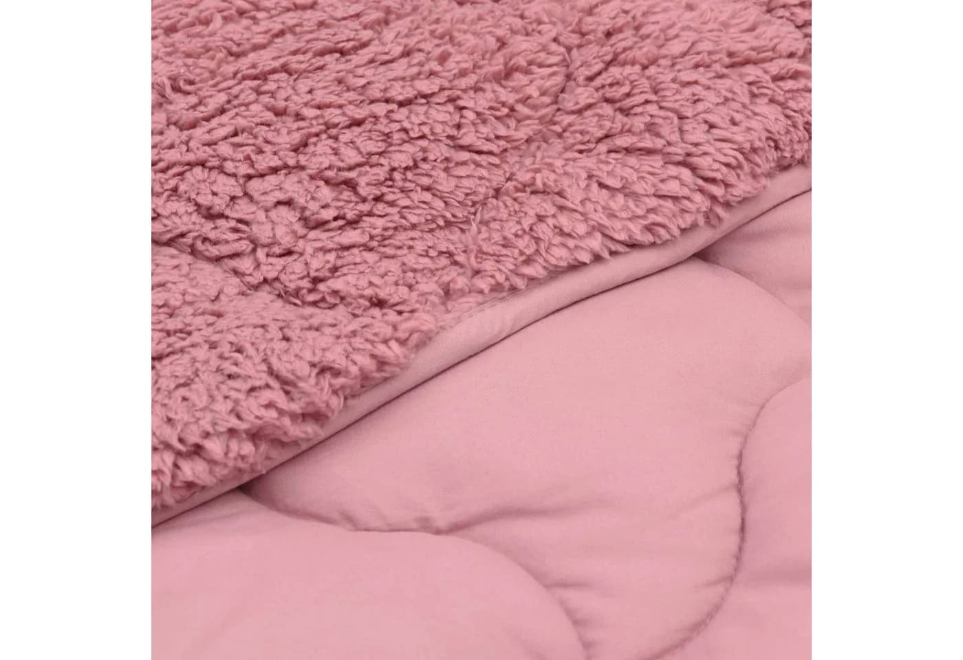 vidaXL Sommerdecke Rosa Gesteppt Mikrofaseroptik - Bild 5