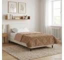 vidaXL Sommerdecke Taupe Mikrofaser Teddy-Fleece Bild 1