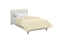 vidaXL Ganzjahresbettdecke Gepolstert Creme Mikrofaser Fleece Bild 3