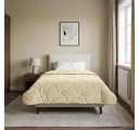 vidaXL Ganzjahresbettdecke Gepolstert Creme Mikrofaser Fleece Bild 4