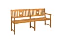 vidaXL Gartenbank 4-Sitzer Massivholz Akazie Natur Bild 2