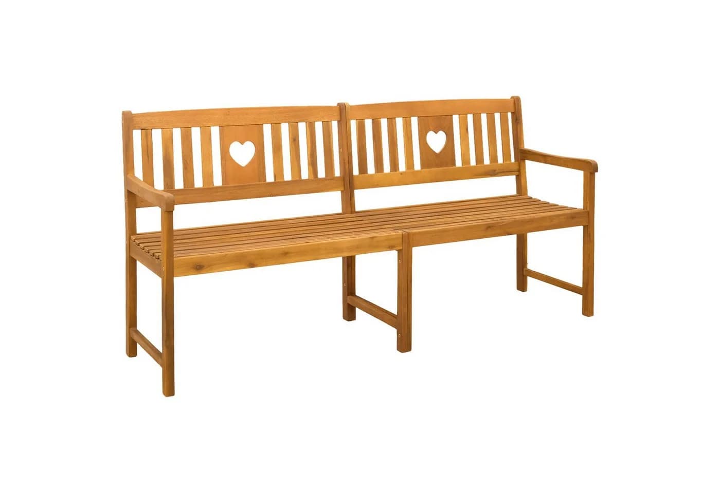 vidaXL Gartenbank 4-Sitzer Massivholz Akazie Natur - Bild 2