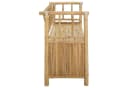 vidaXL Gartenbank Aufbewahrungsbank Bambus Natur Bild 5