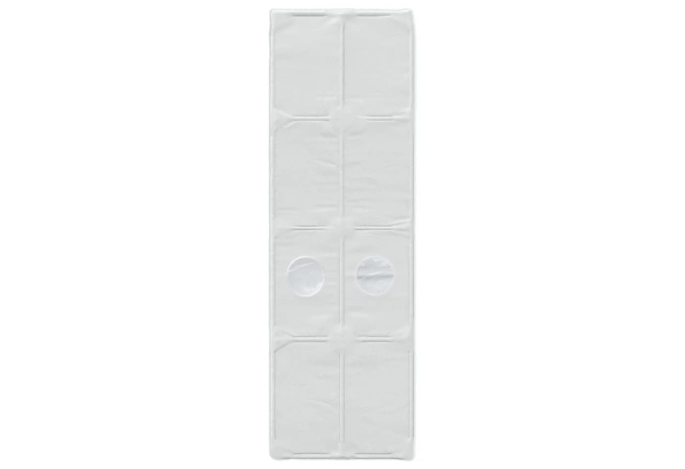vidaXL Bettunnel 2-tlg. Weiß Polyester Modernes Design - Bild 5