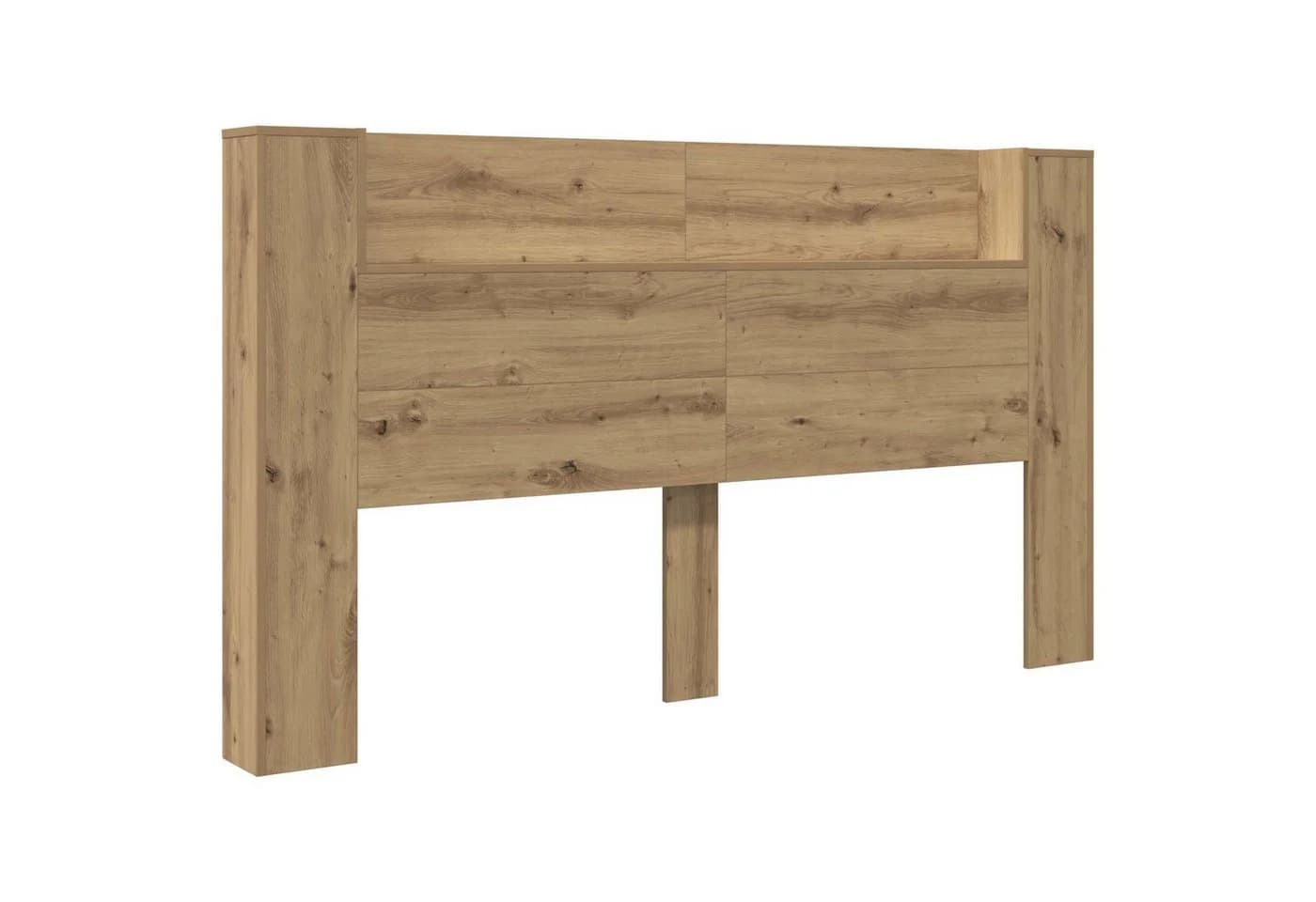 vidaXL Bett Kopfteil-Schrank mit LED Artisan-Eiche Holzwerkstoff - Bild 2