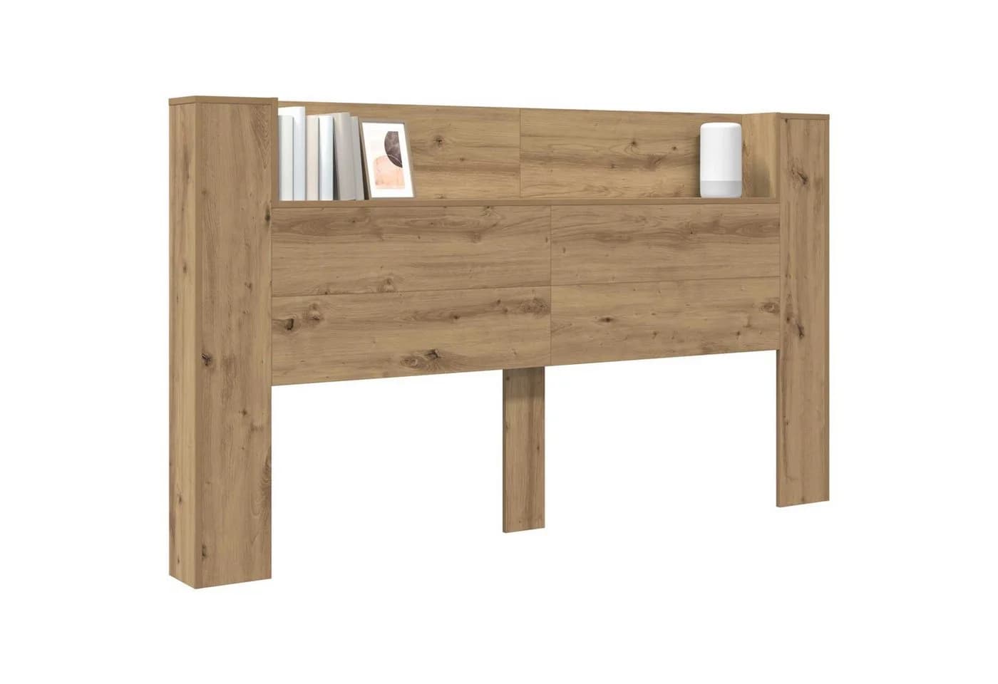 vidaXL Bett Kopfteil-Schrank mit LED Artisan-Eiche Holzwerkstoff - Bild 3