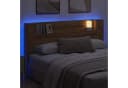 vidaXL Bett Kopfteil-Schrank mit LED Artisan-Eiche Holzwerkstoff Bild 4