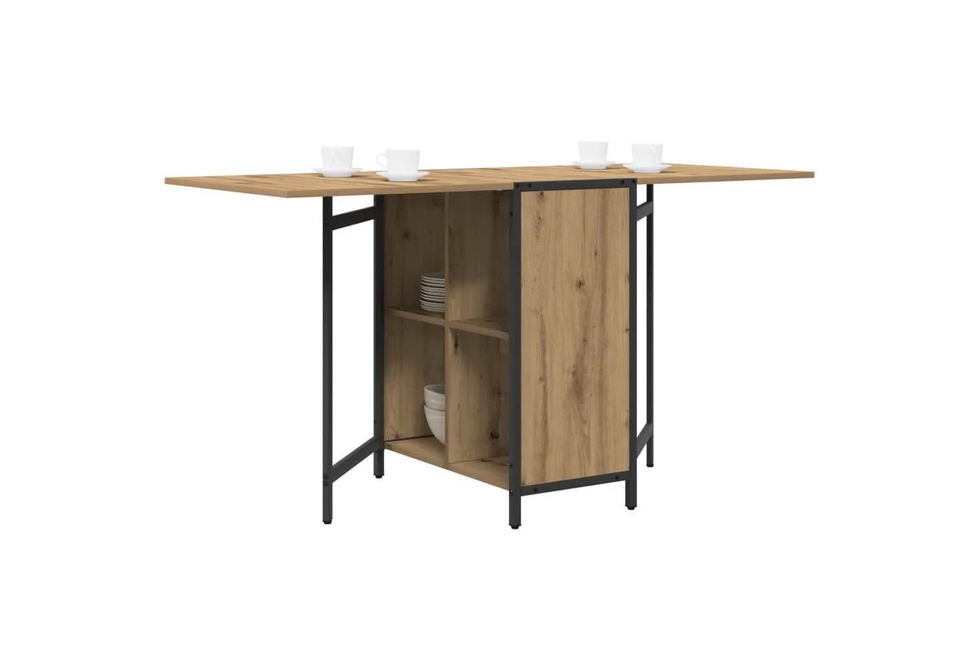 vidaXL Esstisch Ausziehbar Holzwerkstoff Artisan-Eiche Modern - Bild 3