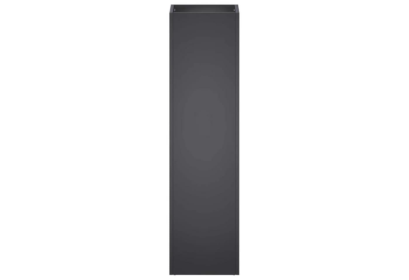 vidaXL Pflanzkübel Schwarz Stahl 20x20x75 cm - Bild 4