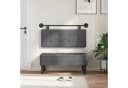 vidaXL Hängendes Kopfteil Grau 110x55 cm Stoff Bild 3