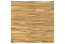 vidaXL Esstisch Weiß Massivholz Akazie Modern Quadratisch Bild 4