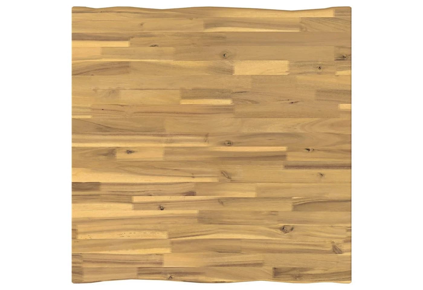 vidaXL Esstisch Weiß Massivholz Akazie Modern Quadratisch - Bild 4