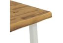 vidaXL Esstisch Weiß Massivholz Akazie Modern Quadratisch Bild 5