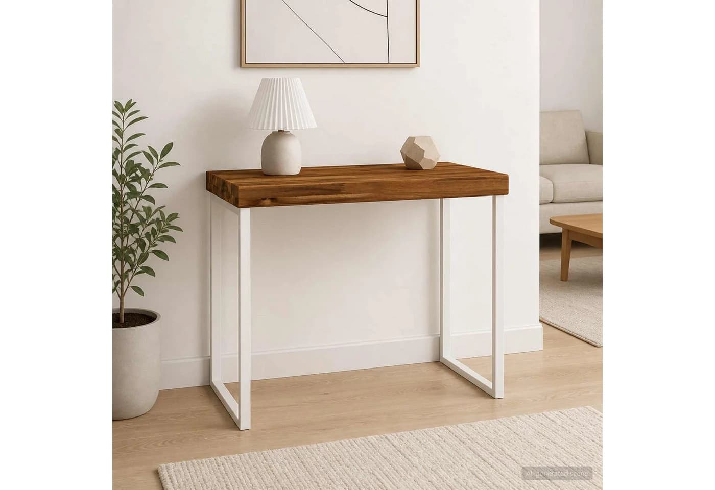 vidaXL Tischplatte Rechteckig 90x50x3,5 cm Massivholz Akazie Natur