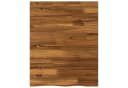 vidaXL Tischplatte Massivholz Live Edge Beige Modern Bild 2