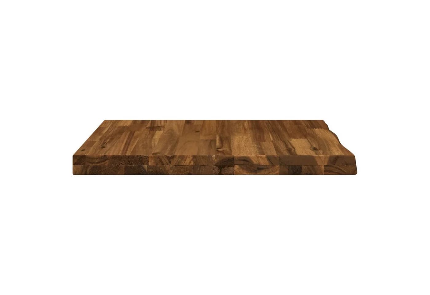 vidaXL Tischplatte Massivholz Live Edge Beige Modern - Bild 4