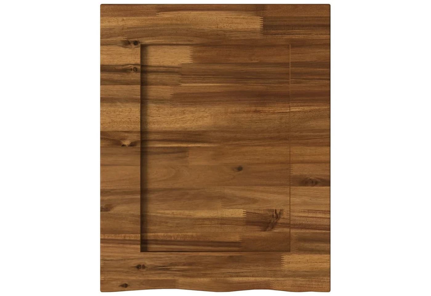 vidaXL Tischplatte Massivholz Live Edge Beige Modern - Bild 5