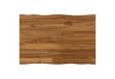 vidaXL Tischplatte Massivholz Natur Live Edge 50x40x3 cm Bild 2