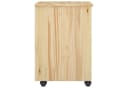 vidaXL Rollcontainer Braun Massives Kiefernholz 4 Schubladen Bild 5