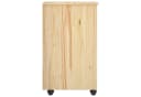vidaXL Rollschrank 4 Schubladen Massivholz Kiefer Braun Bild 5