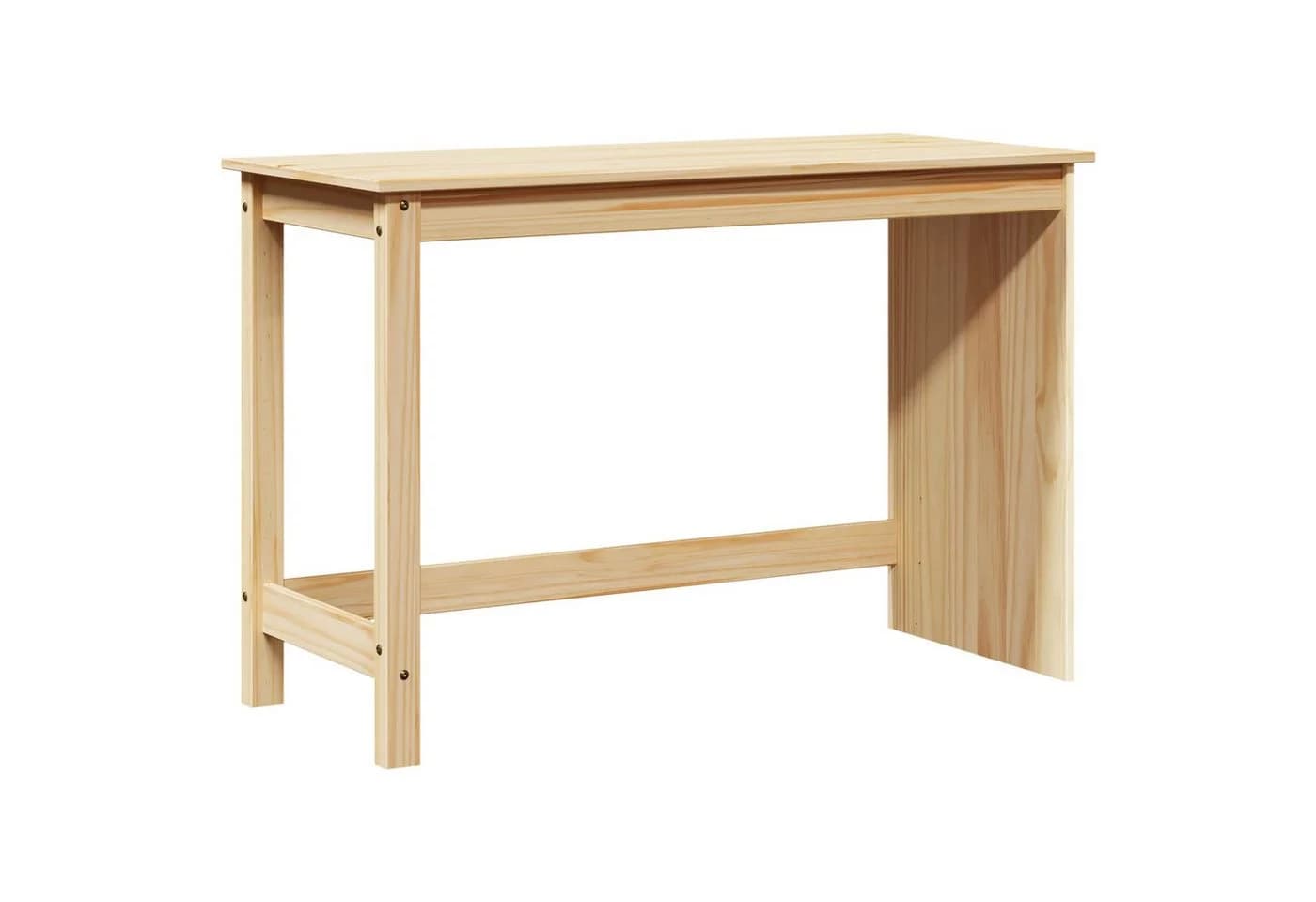 vidaXL Schreibtisch Braun Massivholz Kiefer Modern - Bild 2