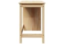 vidaXL Schreibtisch Braun Massivholz Kiefer Modern Bild 5
