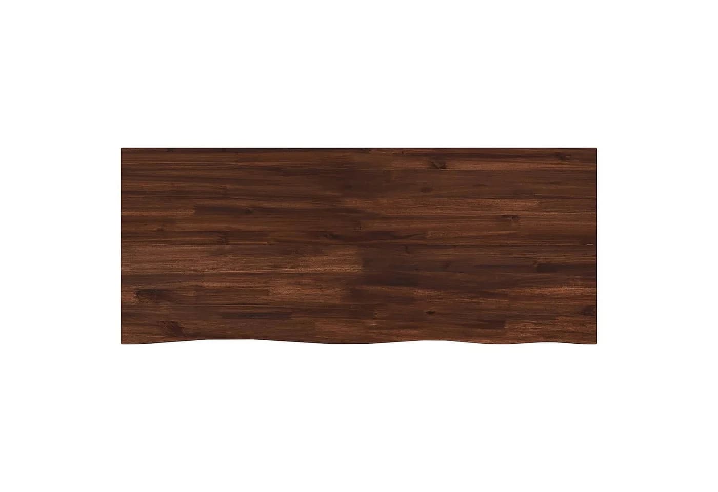 vidaXL Tischplatte Massivholz Live Edge Dunkelbraun - Bild 2