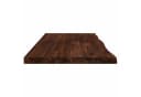 vidaXL Tischplatte Massivholz Live Edge Dunkelbraun Bild 4