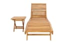 vidaXL Gartenliege Sonnenliege 2er-Set Braun Massivholz Bild 3