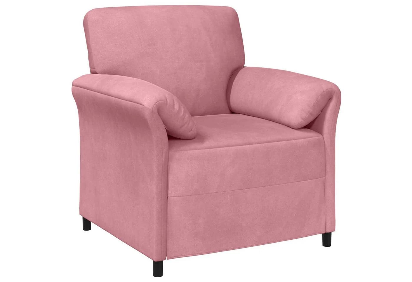 vidaXL 1-Sitzer Sofa Rosa Samt Modern - Bild 2