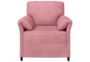 vidaXL 1-Sitzer Sofa Rosa Samt Modern Bild 3