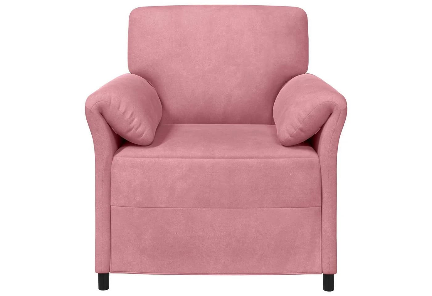 vidaXL 1-Sitzer Sofa Rosa Samt Modern - Bild 3