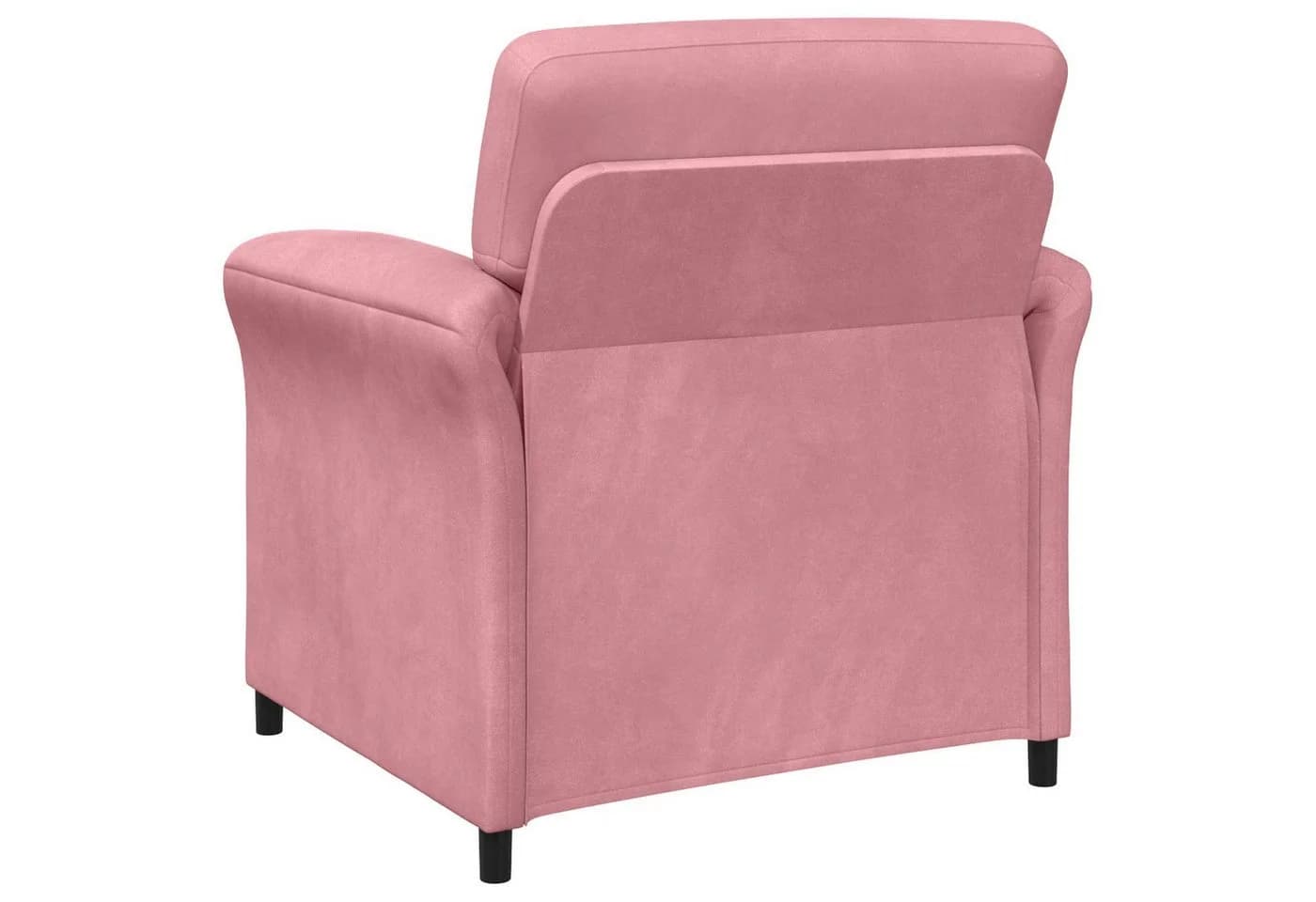 vidaXL 1-Sitzer Sofa Rosa Samt Modern - Bild 5
