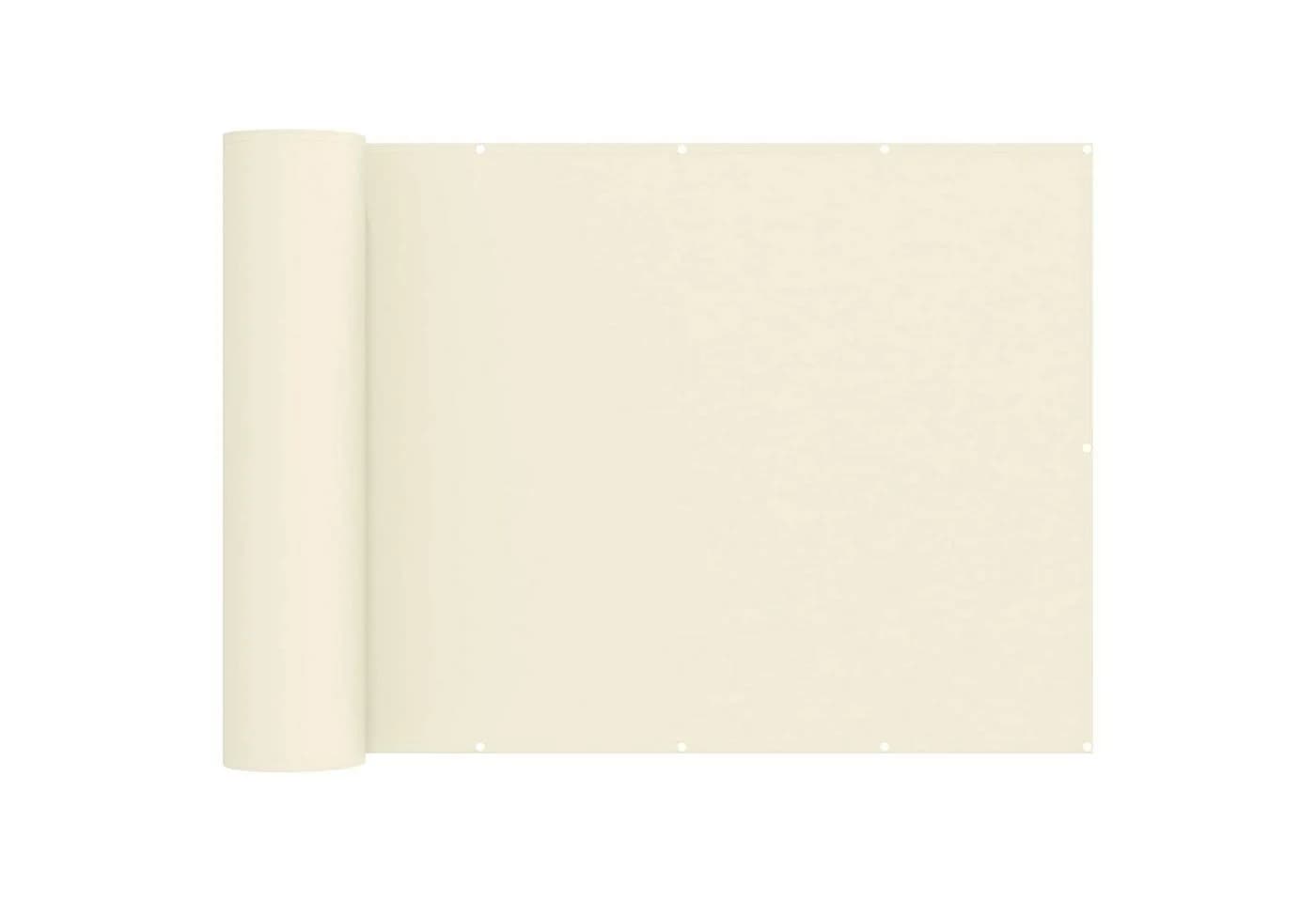 vidaXL Balkonsichtschutz Creme Polyester mit PU-Beschichtung - Bild 2