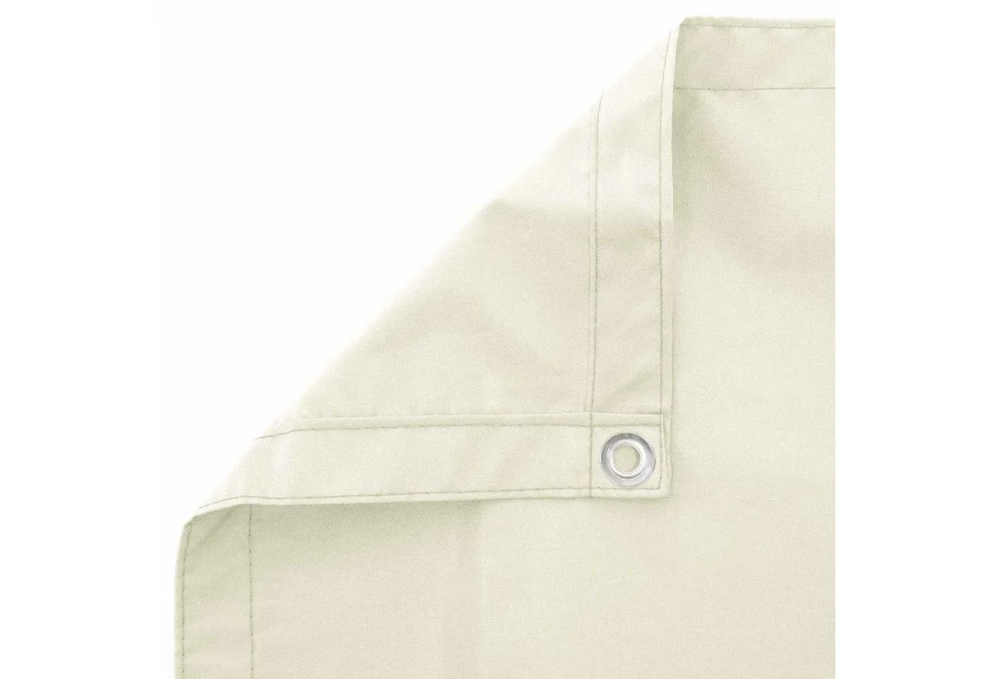 vidaXL Balkonsichtschutz Creme Polyester mit PU-Beschichtung - Bild 5
